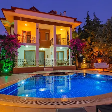 With Private Pool And Fireplace In Fethiye, Oludeniz - Awz 205 Vila *