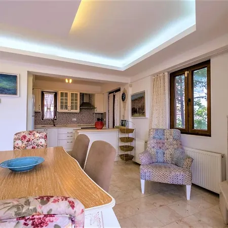 With Private Pool And Fireplace In Fethiye, Oludeniz - Awz 205 Vila